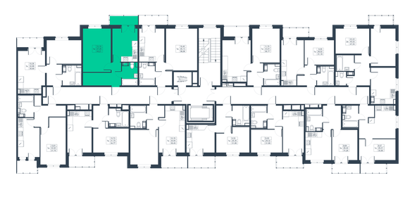 38,1 м², 1-комнатная квартира 5 530 300 ₽ - изображение 71