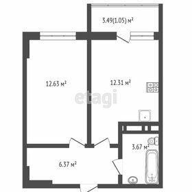 Квартира 41,4 м², 1-комнатная - изображение 1