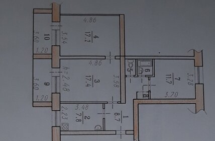 71 м², 3-комнатная квартира 5 590 000 ₽ - изображение 25