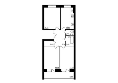 78,8 м², 3-комнатная квартира 7 487 900 ₽ - изображение 9