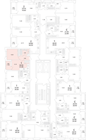 42 м², 1-комнатная квартира 9 000 000 ₽ - изображение 41