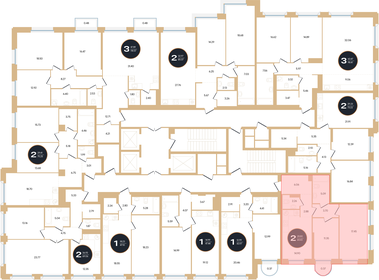 64,4 м², 2-комнатная квартира 15 012 190 ₽ - изображение 14