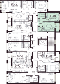 39,7 м², 1-комнатная квартира 19 118 000 ₽ - изображение 136