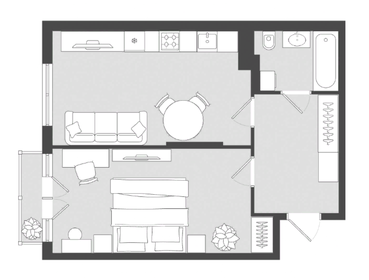 62 м², квартира-студия 10 745 000 ₽ - изображение 10