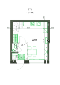 75,2 м², 4-комнатная квартира 6 912 000 ₽ - изображение 43