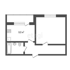 28 м², 1-комнатная квартира 3 400 000 ₽ - изображение 69