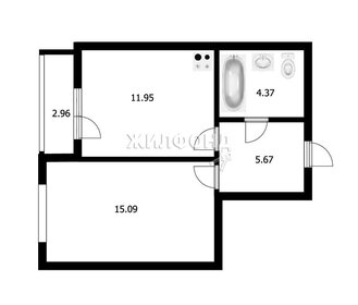 30,9 м², 1-комнатная квартира 4 450 000 ₽ - изображение 55