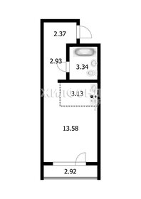 Квартира 25 м², студия - изображение 1