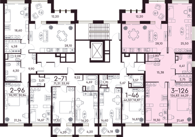 118 м², 3-комнатная квартира 75 000 000 ₽ - изображение 133