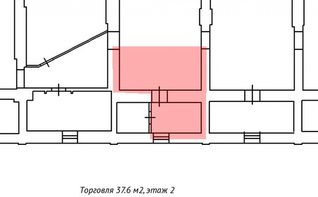 37,7 м², торговое помещение - изображение 5