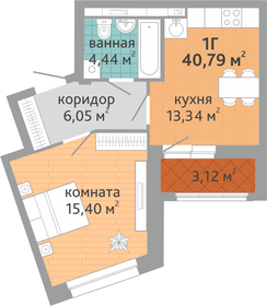 37 м², 1-комнатная квартира 6 348 016 ₽ - изображение 12