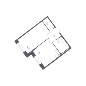 34 м², 1-комнатная квартира 5 900 000 ₽ - изображение 67
