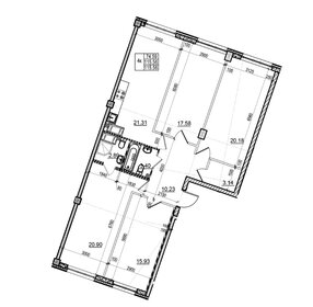 Квартира 115,6 м², 4-комнатная - изображение 1