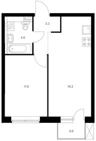 Квартира 38,3 м², 1-комнатная - изображение 1