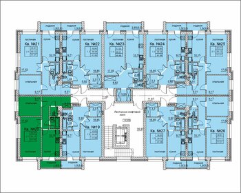 51,5 м², 2-комнатная квартира 6 696 300 ₽ - изображение 44