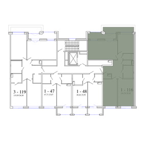 109,1 м², 3-комнатная квартира 46 291 492 ₽ - изображение 7