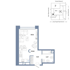 27,7 м², квартира-студия 5 910 000 ₽ - изображение 45