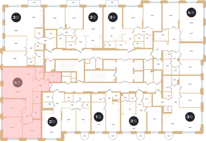 25,1 м², квартира-студия 4 800 000 ₽ - изображение 63