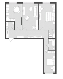 119,3 м², квартира-студия 20 213 000 ₽ - изображение 7