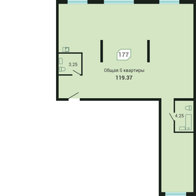 119,3 м², квартира-студия 20 213 000 ₽ - изображение 6