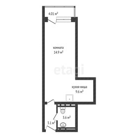 Квартира 30,8 м², студия - изображение 1