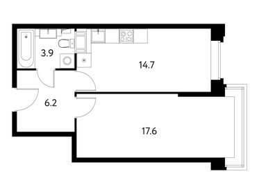42 м², 2-комнатная квартира 4 480 000 ₽ - изображение 67