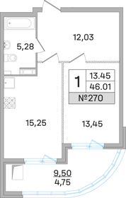 44,7 м², 2-комнатные апартаменты 8 950 000 ₽ - изображение 91
