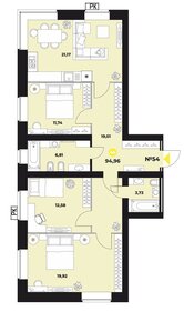 Квартира 95 м², 3-комнатная - изображение 1