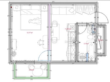 28,2 м², апартаменты-студия 3 850 000 ₽ - изображение 59