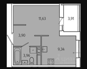 Квартира 30 м², студия - изображение 2