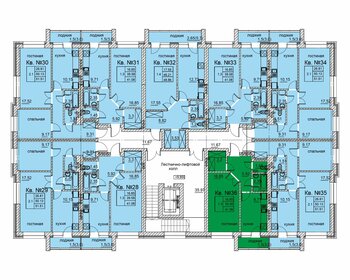 53,4 м², 1-комнатная квартира 5 450 000 ₽ - изображение 79