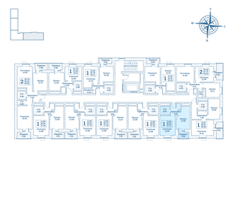 Квартира 37,1 м², 1-комнатная - изображение 2