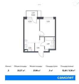 32,7 м², 1-комнатная квартира 7 018 531 ₽ - изображение 74