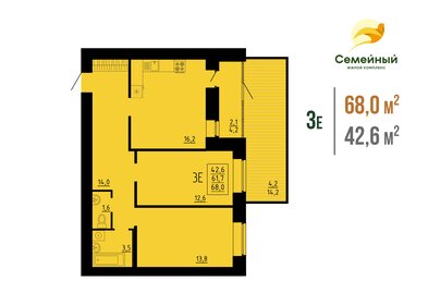 96,6 м², 3-комнатная квартира 8 700 000 ₽ - изображение 22