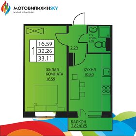 Купить двухкомнатную квартиру с балконом в районе Ленинский в Перми - изображение 31