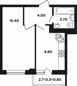 40 м², 1-комнатная квартира 3 700 000 ₽ - изображение 70