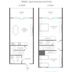 Квартира 133,4 м², 3-комнатные - изображение 3