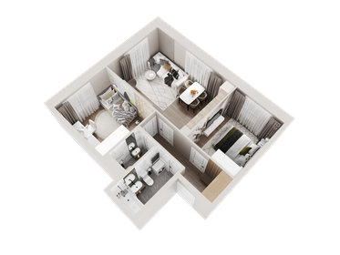 68,4 м², 4-комнатная квартира 4 200 000 ₽ - изображение 93