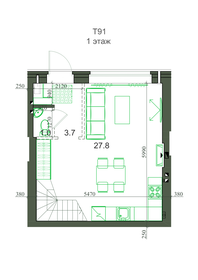 Квартира 92 м², 4-комнатная - изображение 1