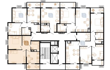 46,4 м², 2-комнатная квартира 5 900 000 ₽ - изображение 95