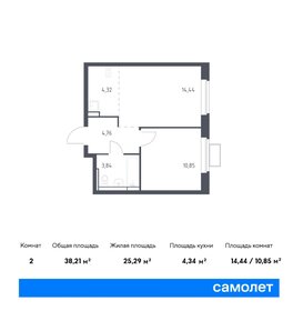 35,6 м², 1-комнатная квартира 6 940 680 ₽ - изображение 35