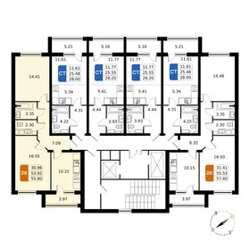 57 м², 2-комнатная квартира 7 600 000 ₽ - изображение 2