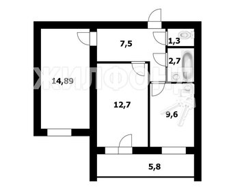 50 м², 2-комнатная квартира 5 300 000 ₽ - изображение 18