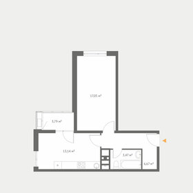 Квартира 45,4 м², 1-комнатная - изображение 1