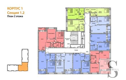 40 м², 1-комнатная квартира 5 100 000 ₽ - изображение 91