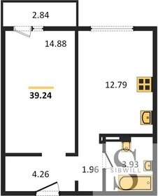 40,2 м², 1-комнатная квартира 4 100 000 ₽ - изображение 31