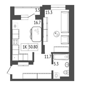 44 м², 2-комнатная квартира 4 100 000 ₽ - изображение 85