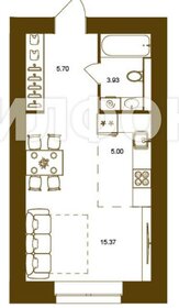 Квартира 30 м², 1-комнатная - изображение 1