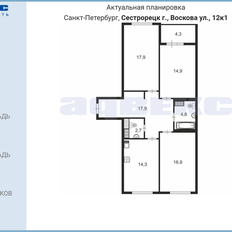 Квартира 89,4 м², 3-комнатная - изображение 2