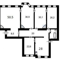 Квартира 232,6 м², 5-комнатная - изображение 4